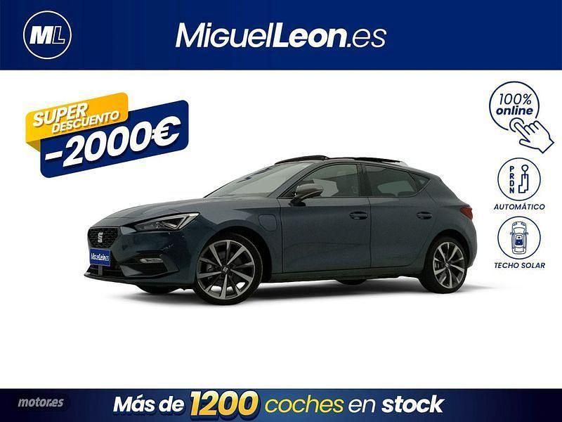 Gris Usado 2021 Seat Leon FR Berlina | 21.985 € (Precio justo) - Imagen 1/3