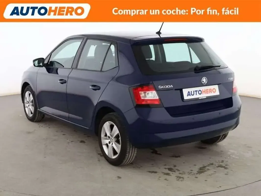 Brugt Skoda Fabia Ambition 95 HK (69 kW) 2018 Blå Hatchback