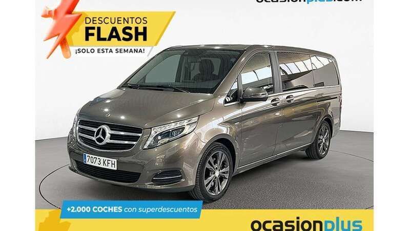 Gris Usado 2017 Mercedes V250 Avantgarde Monovolumen | 43.455 € (Precio justo) - Imagen 1/4
