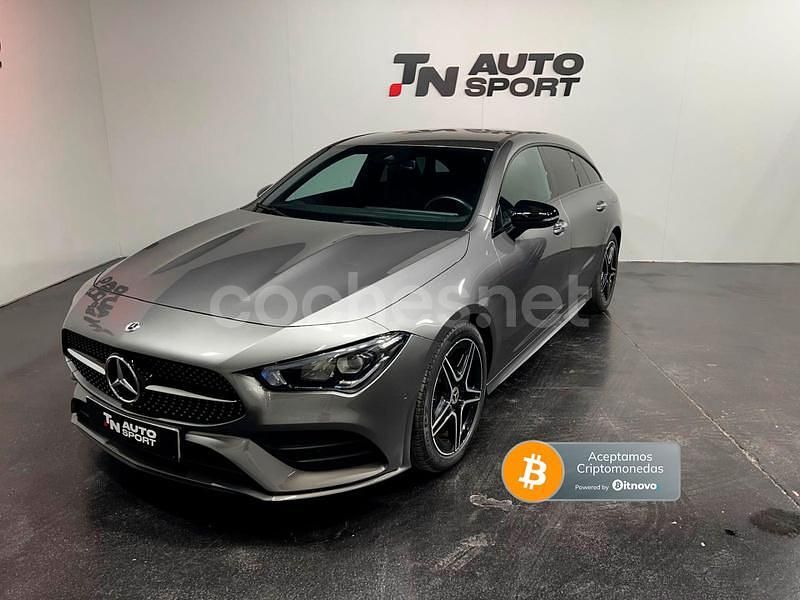 Gris Usado 2021 Mercedes CLA180 Shooting Brake Familiar | 30.500 € (Un poco caro) - Imagen 1/4