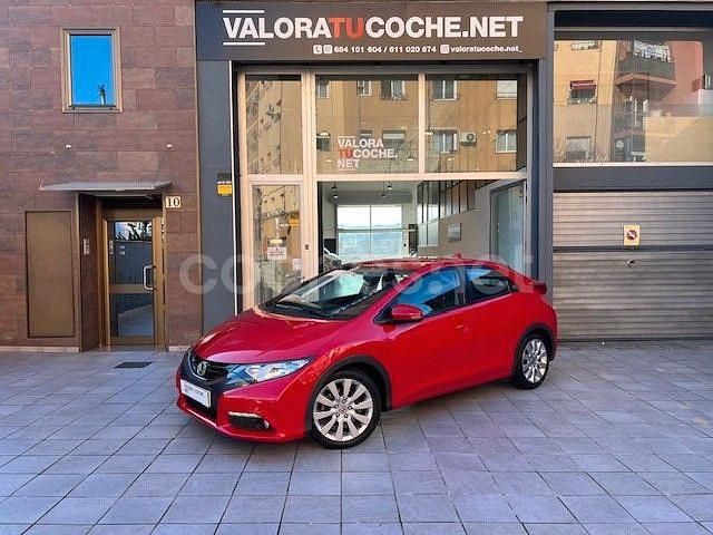 Rojo Usado 2013 Honda Civic Sport Berlina | 14.950 € (Un poco caro) - Imagen 1/4
