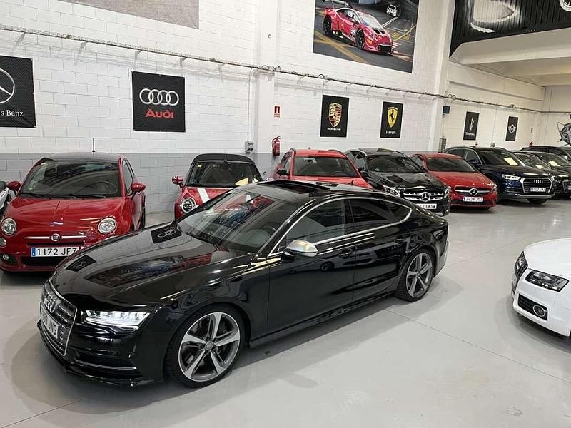 Usado Audi S7 Sportback 450 CV (330 kW) 2016 Negro Utilitario