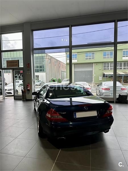 Usado Mercedes SL500 306 CV (225 kW) 2002 Azul Descapotable