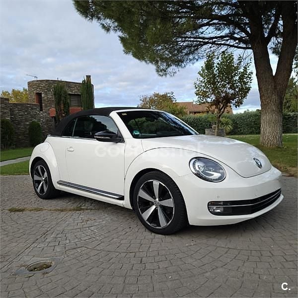 Usado VW Beetle Cabriolet Design 160 CV (117 kW) 2013 Blanco Descapotable