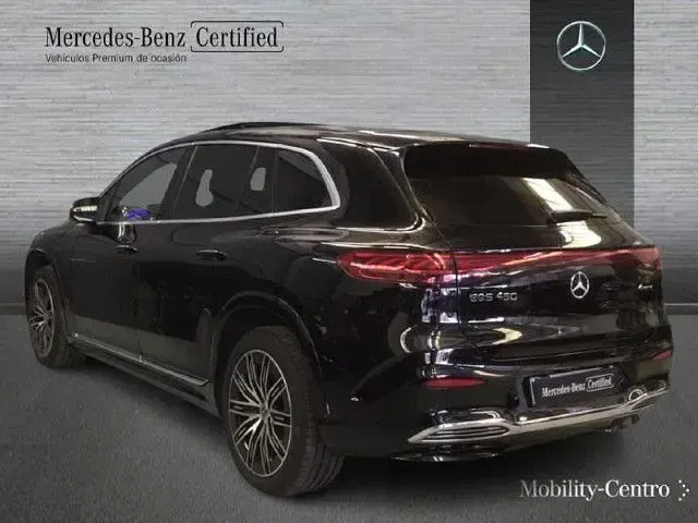 Usado Mercedes EQS450+ AMG line 264 kW (360 CV) 2023 Negro obsidiana SUV