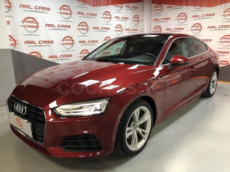 Usado Audi A5 Sportback 150 CV (110 kW) 2019 Rojo Utilitario