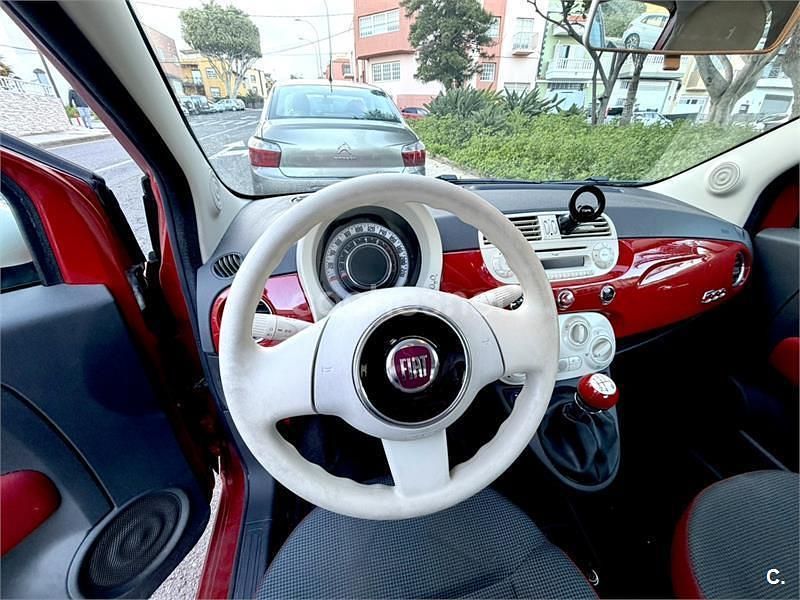 Usado Fiat 500 69 CV (50 kW) 2014 Rojo Berlina