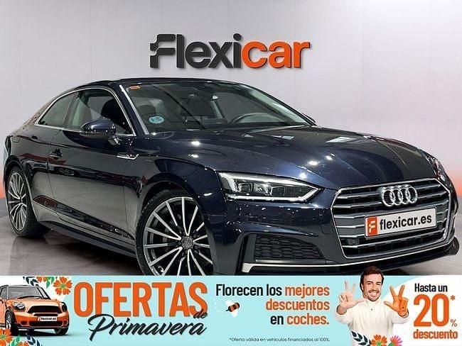 Usado Audi A5 190 CV (139 kW) 2017 Negro Coupe