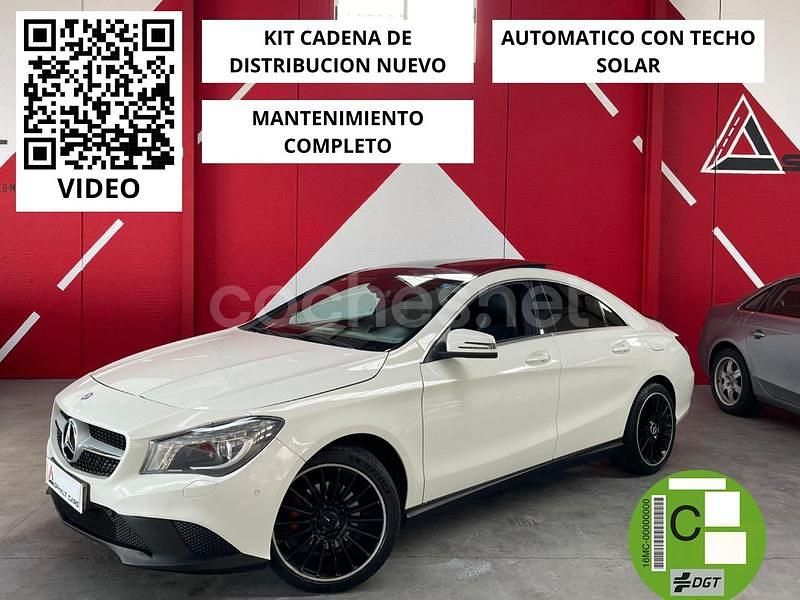 Blanco Usado 2015 Mercedes CLA200 AMG line Coupe | 18.999 € (Un poco caro) - Imagen 1/4