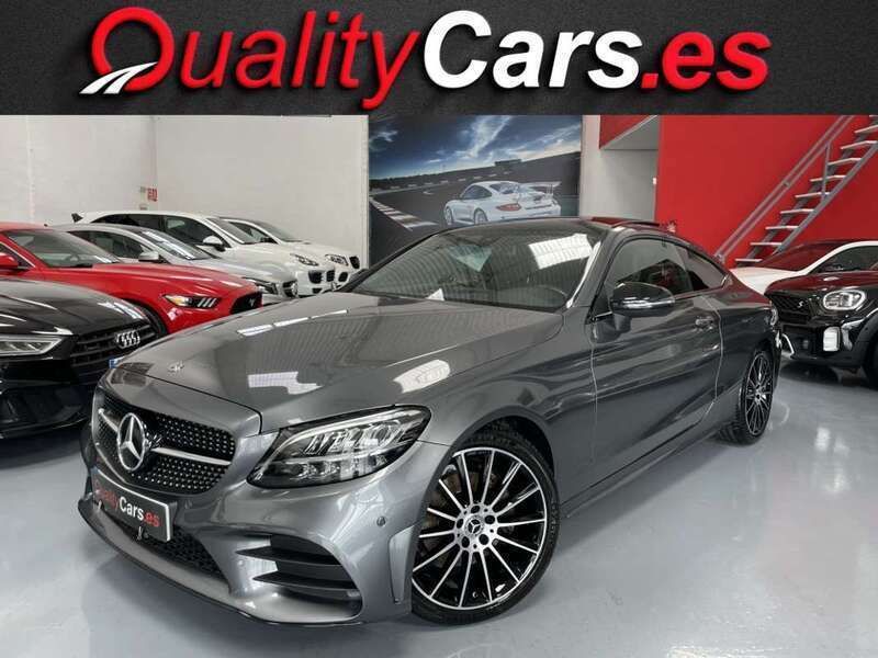 Gris Usado 2021 Mercedes C220 Coupe | 34.900 € (Buen precio) - Imagen 1/4