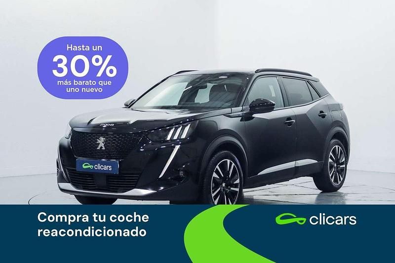 Negro Usado 2022 Peugeot e-2008 GT SUV | 18.590 € (Un poco caro) - Imagen 1/4