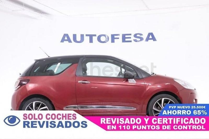 Usado DS Automobiles DS3 Style 99 CV (72 kW) 2015 Granate Berlina