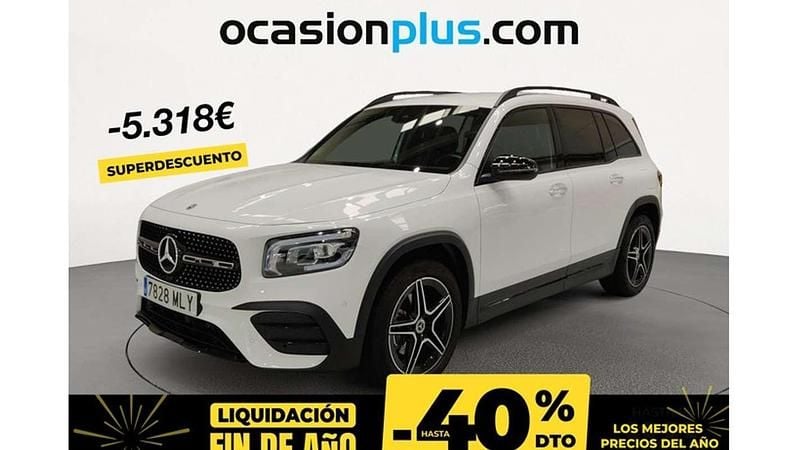 Blanco Usado 2023 Mercedes GLB200 AMG SUV | 40.000 € (Buen precio) - Imagen 1/4
