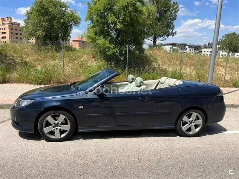 Usado Saab 9-3 Cabriolet Vector 180 CV (132 kW) 2008 Azul Descapotable