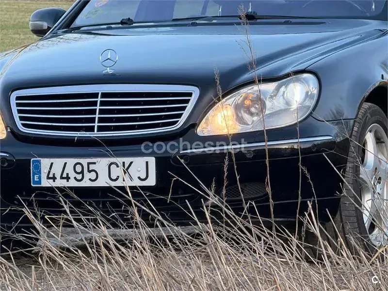 Usado Mercedes S500L 306 CV (225 kW) 2003 Negro Berlina