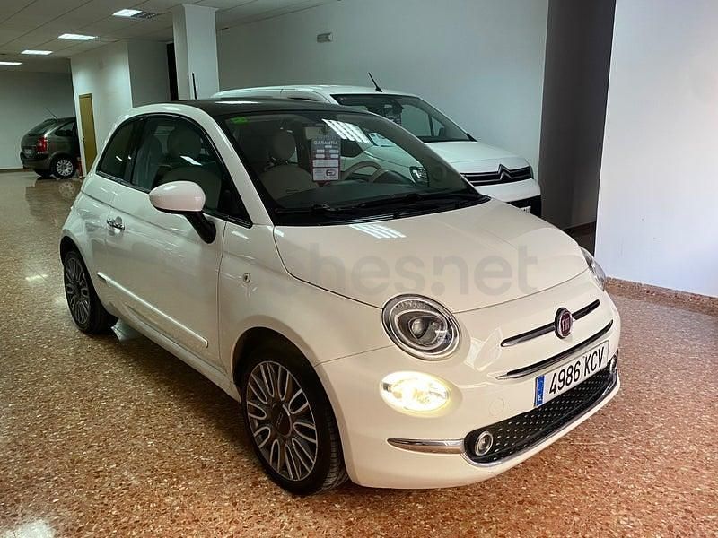 Usado Fiat 500 Lounge 69 CV (50 kW) 2018 Blanco Berlina