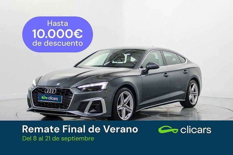 Gris Usado 2021 Audi A5 Sportback S-Line Berlina | 31.990 € (Precio justo) - Imagen 1/4