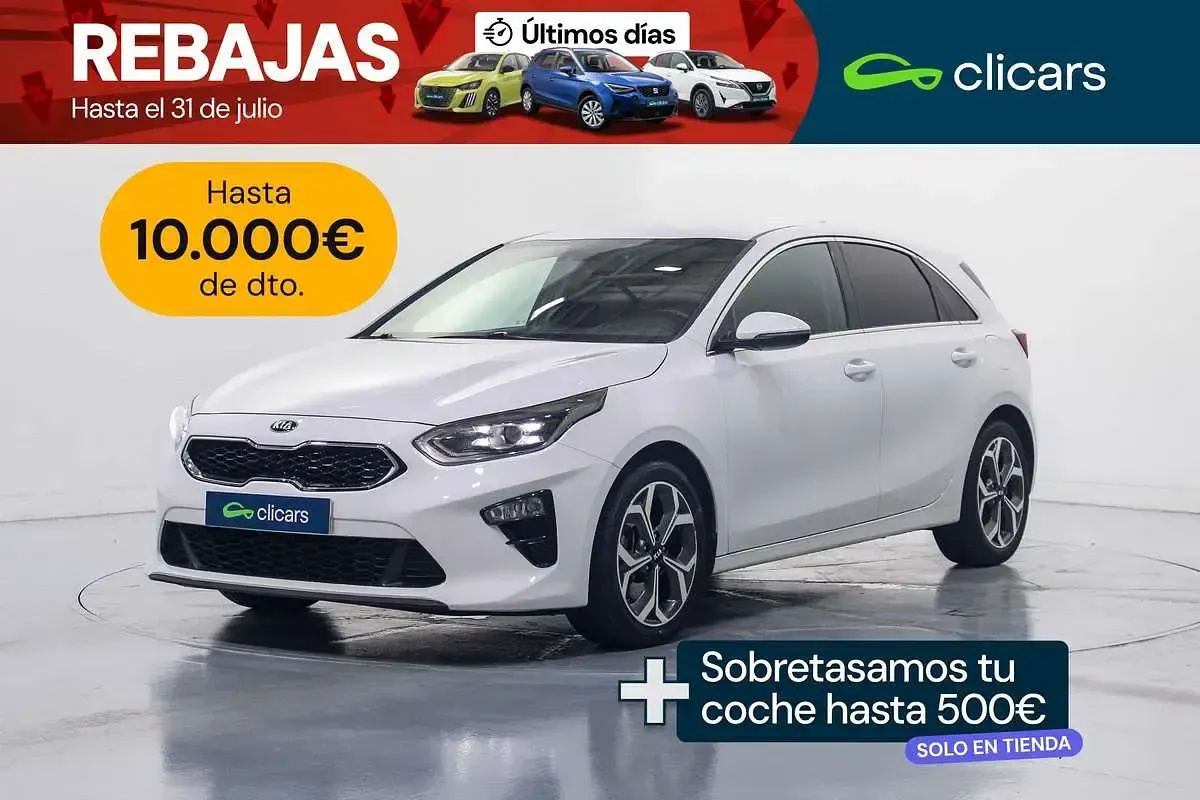 Usado Kia Ceed 120 CV (88 kW) 2021 Blanco Utilitario
