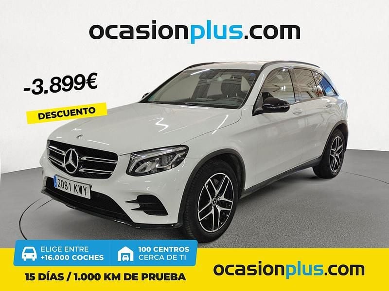 Blanco Usado 2019 Mercedes GLC250 SUV | 32.990 € (Precio justo) - Imagen 1/4