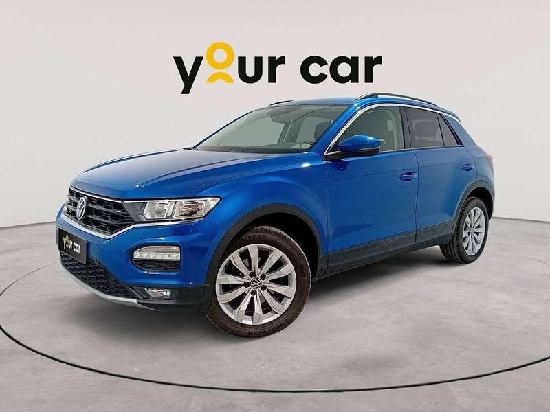 Azul Usado 2021 VW T-Roc Advance SUV | 17.898 € (Precio justo) - Imagen 1/4