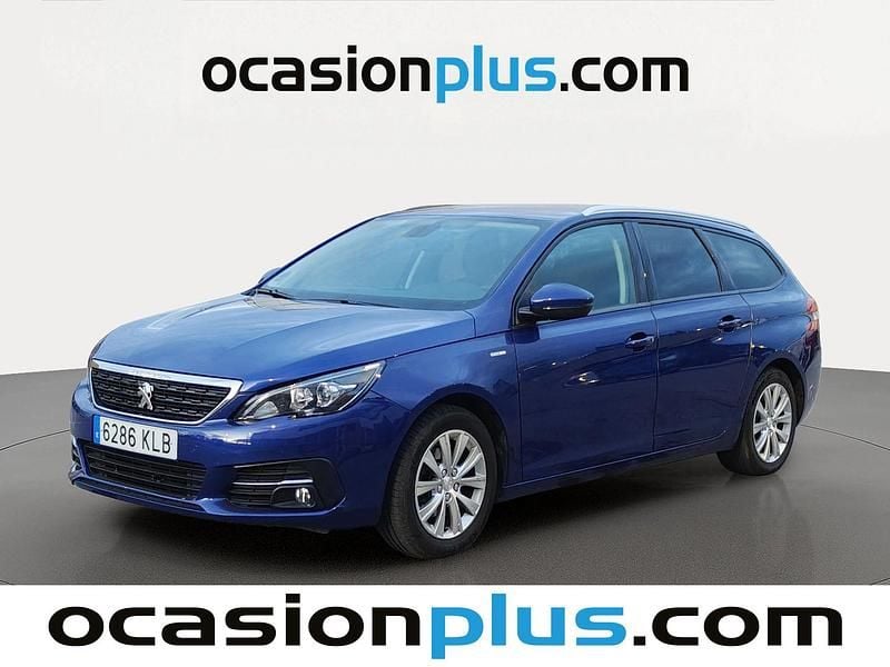 Azul Usado 2018 Peugeot 308 Style Familiar | 11.810 € (Precio justo) - Imagen 1/4