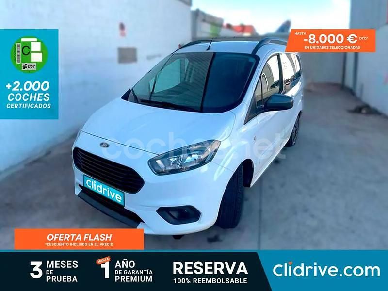 Blanco Usado 2018 Ford Tourneo Connect Trend Monovolumen | 13.490 € (Caro) - Imagen 1/3