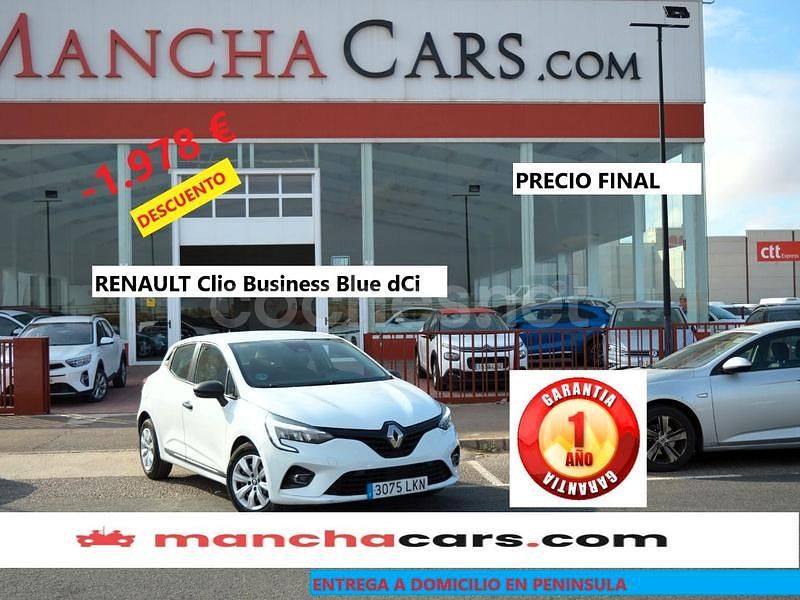 Usado Renault Clio V Business 85 CV (62 kW) 2021 Blanco Berlina