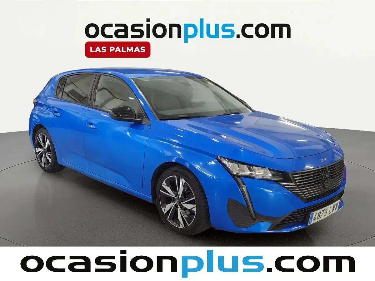 Usado Peugeot 308 Allure 130 CV (95 kW) 2022 Azul Berlina