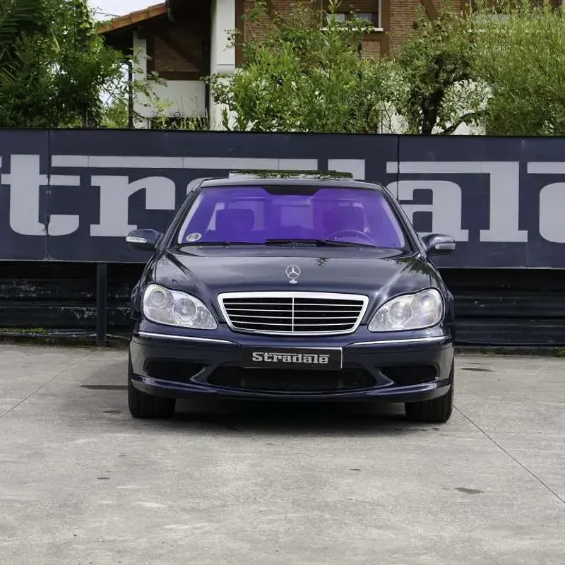 Usado Mercedes S55 AMG AMG 500 CV (367 kW) 2002 Azul Berlina