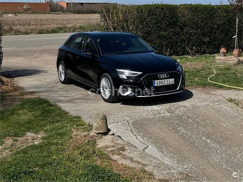 Usado Audi A3 Advanced Plus 116 CV (85 kW) 2021 Negro Berlina