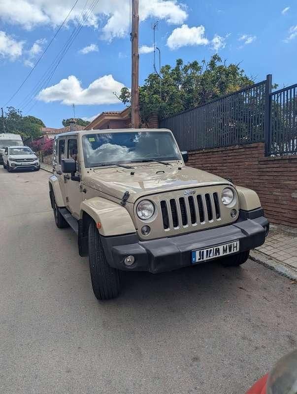 Usado Jeep Wrangler Unlimited Sahara 200 CV (147 kW) 2018 Marrón SUV