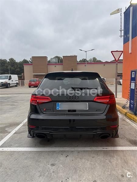 Usado Audi RS3 Performance 400 CV (294 kW) 2017 Negro Berlina
