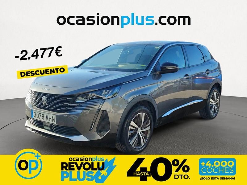 Usado Peugeot 3008 Allure 130 CV (95 kW) 2023 Gris SUV