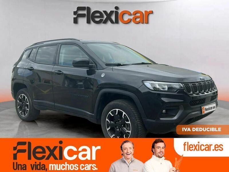 Negro Usado 2022 Jeep Compass SUV | 22.490 € (Precio justo) - Imagen 1/4