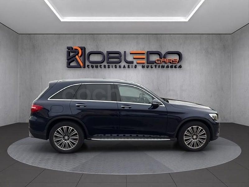 Usado Mercedes GLC250 AMG line 204 CV (150 kW) 2016 Azul SUV