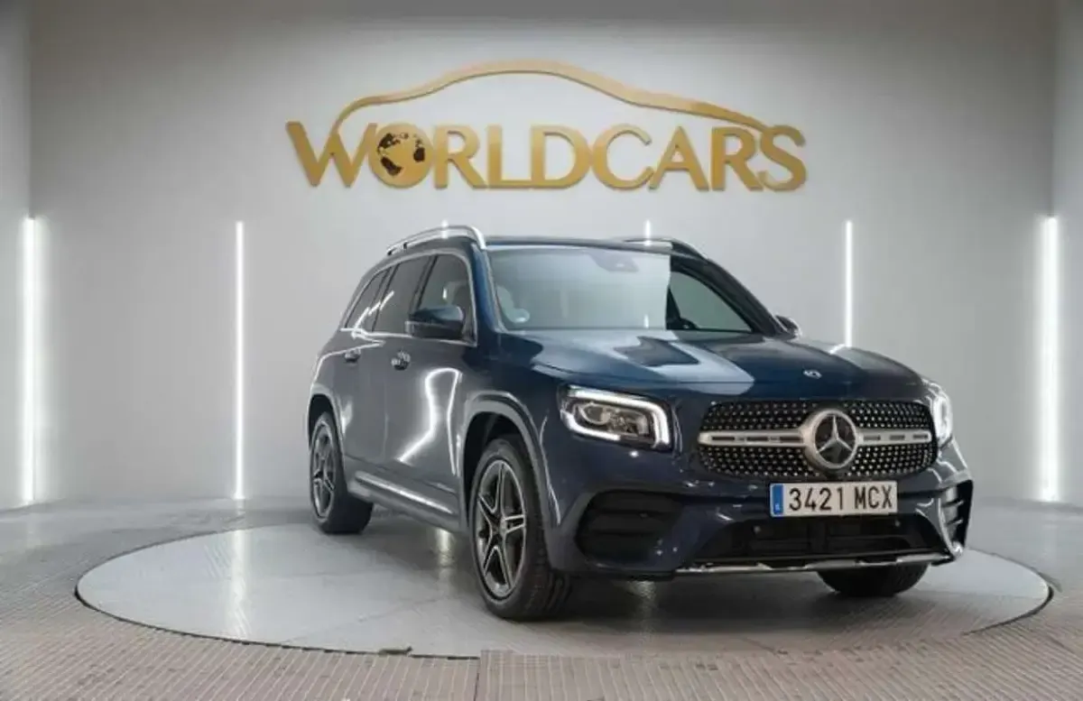 Usado Mercedes GLB200 150 CV (110 kW) 2022 Azul SUV