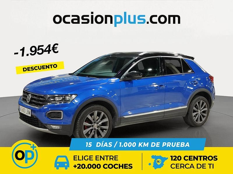 Azul Usado 2019 VW T-Roc Sportline SUV | 21.500 € (Un poco caro) - Imagen 1/4
