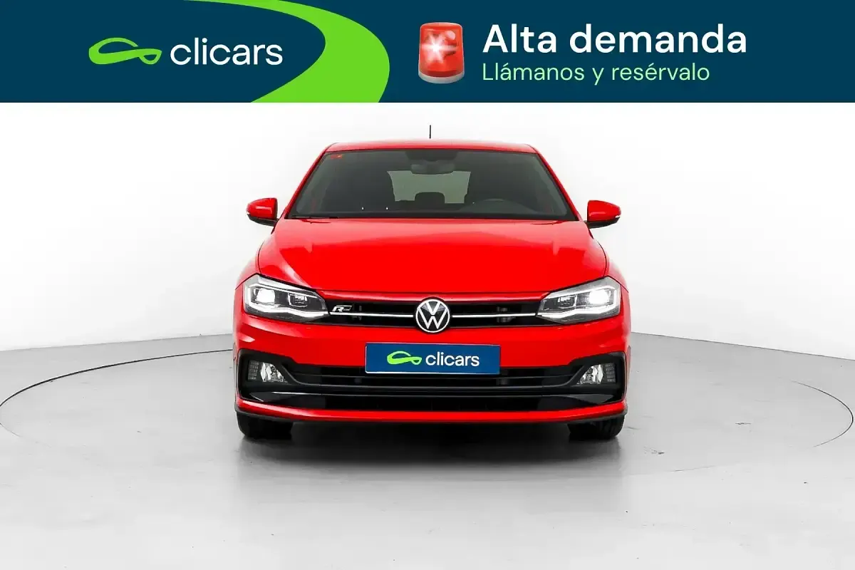 Usado VW Polo R-line 110 CV (80 kW) 2021 Rojo Utilitario