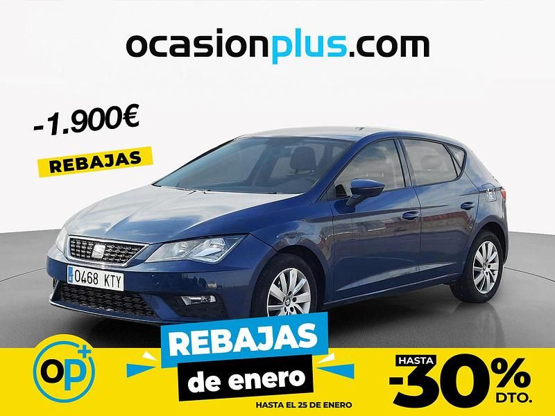 Azul Usado 2019 Seat Leon Reference Berlina | 12.099 € (Precio justo) - Imagen 1/4