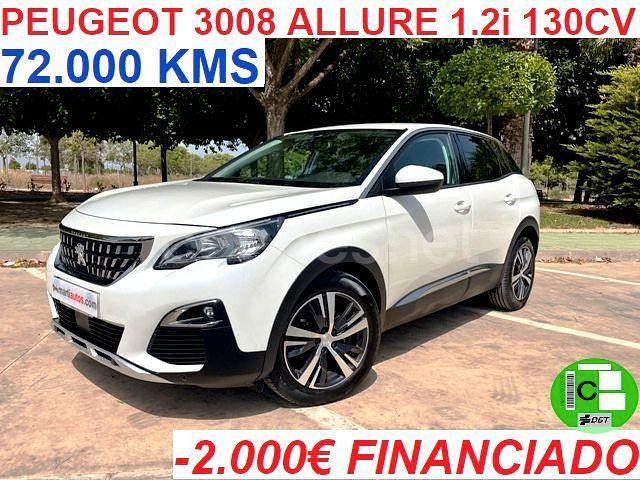 Blanco Usado 2019 Peugeot 3008 Allure SUV | 16.999 € (Precio justo) - Imagen 1/4