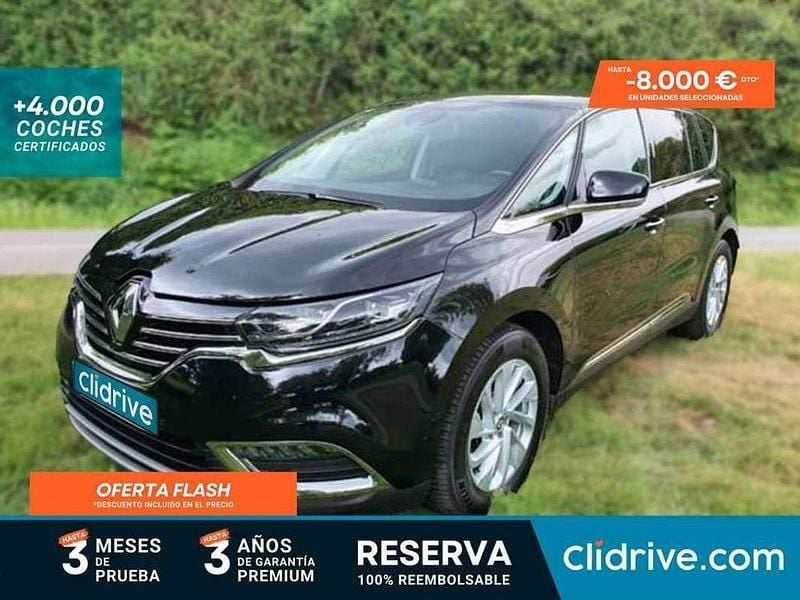 Usado Renault Espace Zen 160 CV (117 kW) 2015 Negro Monovolumen
