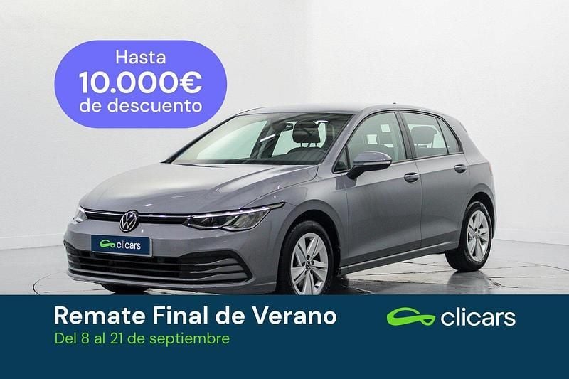 Gris Usado 2023 VW Golf VIII Life Berlina | 23.790 € (Precio justo) - Imagen 1/4