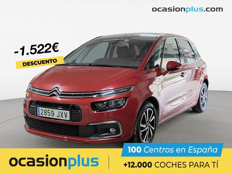 Rojo Usado 2017 Citroën C4 Feel Monovolumen | 11.800 € (Precio justo) - Imagen 1/4