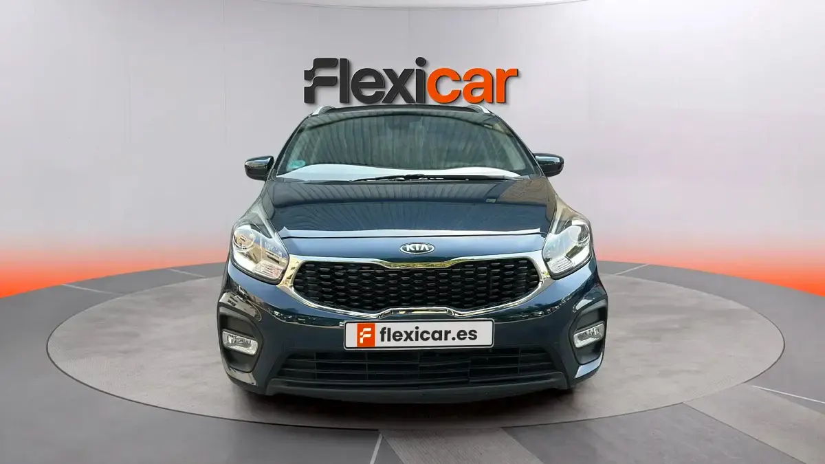 Usado Kia Carens 136 CV (100 kW) 2017 Azul Monovolumen