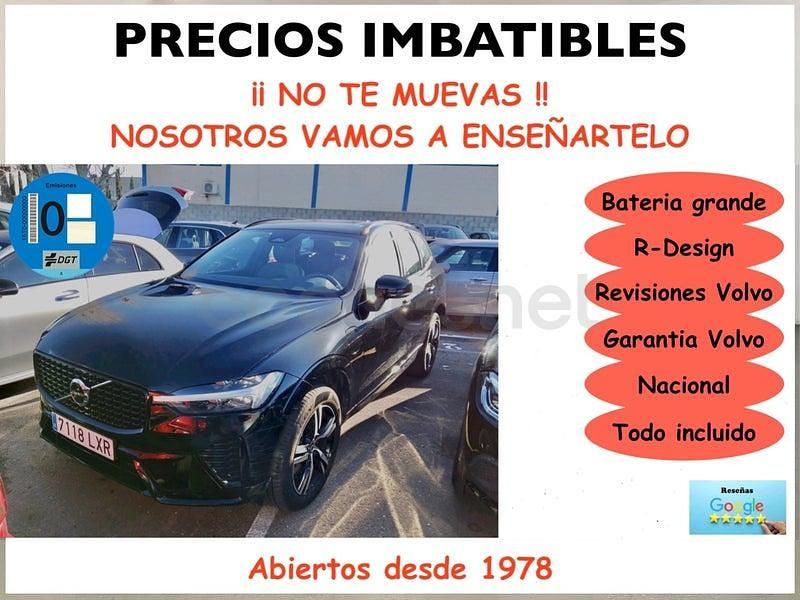 Negro Usado 2022 Volvo XC60 Ultimate SUV | 37.900 € (Precio justo) - Imagen 1/4