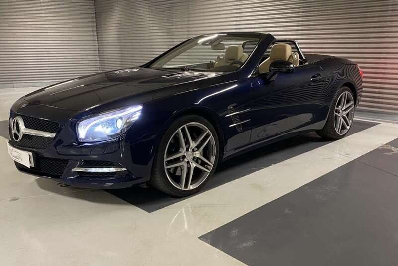 890 azul cavansita metalizado Usado 2012 Mercedes SL500 Coupe | 54.300 € - Imagen 1/4