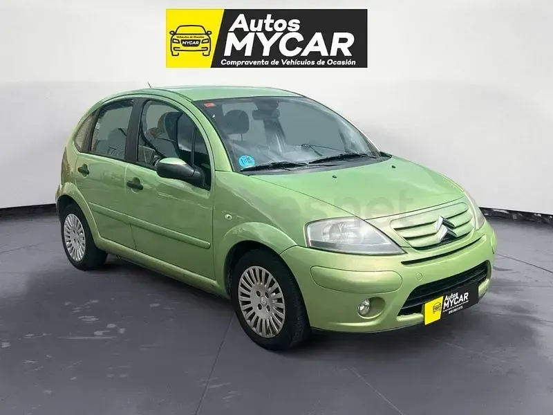 Usado Citroën C3 75 CV (55 kW) 2006 Verde Berlina