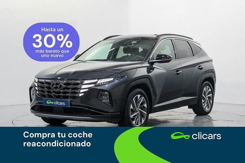 Gris Usado 2021 Hyundai Tucson SUV | 24.990 € (Precio justo) - Imagen 1/4