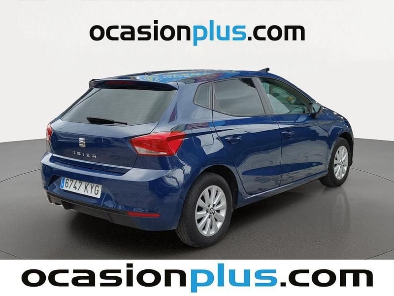 Usado Seat Ibiza Reference 75 CV (55 kW) 2019 Azul Utilitario