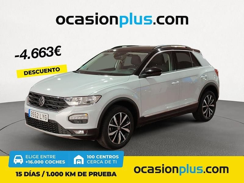 Gris / plata Usado 2022 VW T-Roc Advance SUV | 22.850 € (Precio justo) - Imagen 1/4